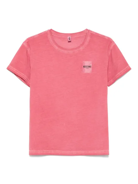 Moschino logo-patch T-shirt