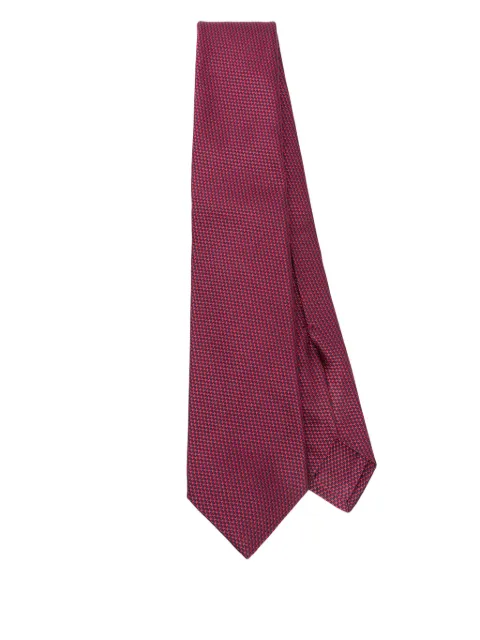 Kiton corbata con motivo