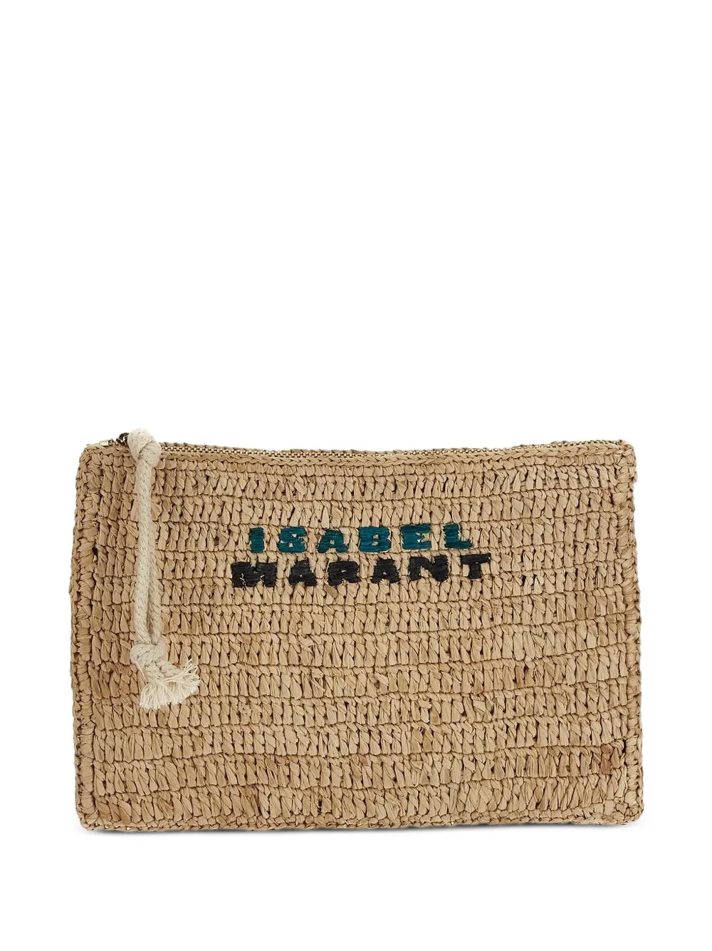 ISABEL MARANT Praia clutch Beige