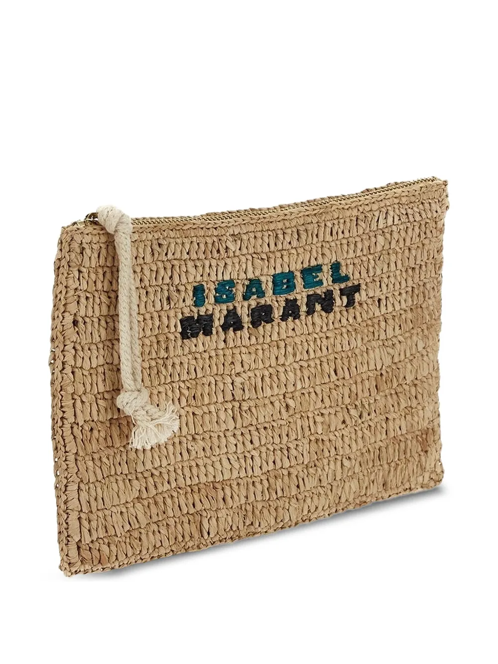 ISABEL MARANT Praia clutch Beige