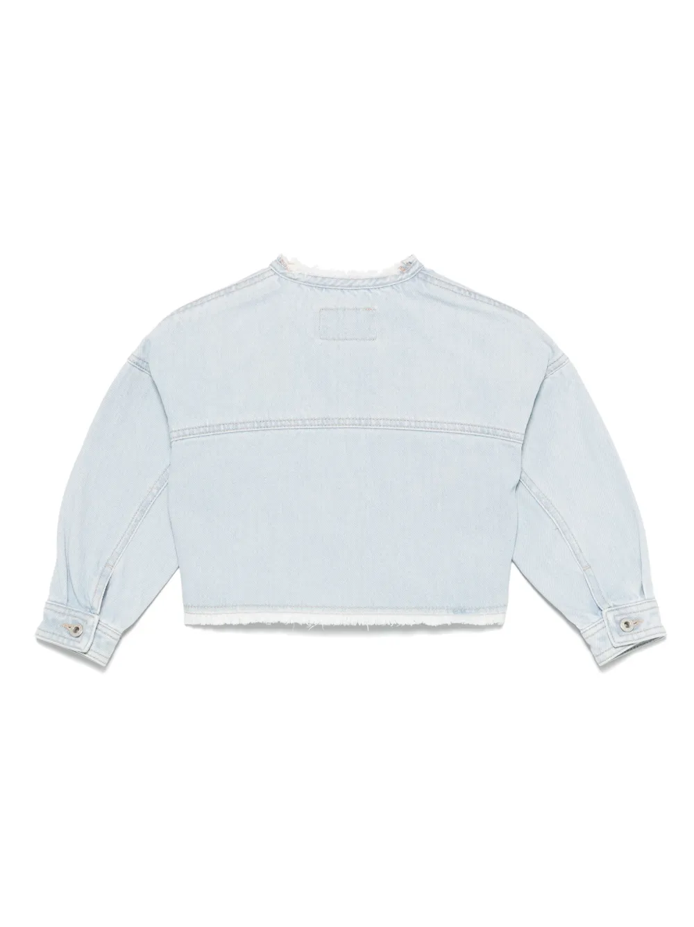Il Gufo logo-embroidered denim jacket | Girls Denim Jackets | Image 2
