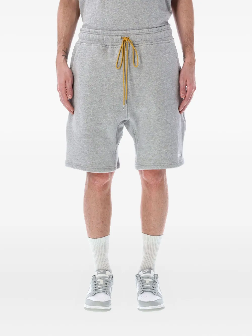 RHUDE cotton track shorts | Grey | Image 1