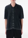 Corridor cotton knitted shirt - Black