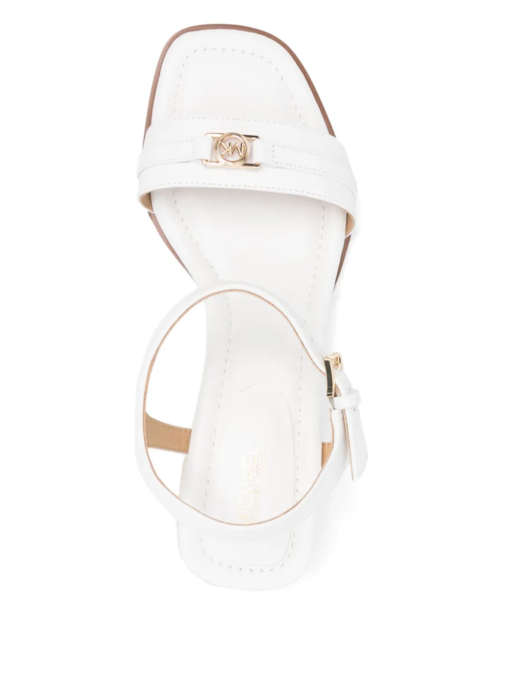 Michael Kors 50mm Mandy sandals White