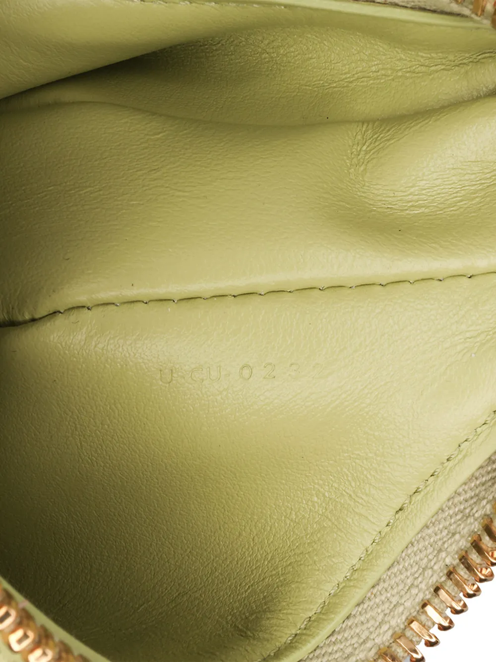 Pre-owned Celine 2022 Mini Smooth Calfskin Ava Shoulder Bag In Green