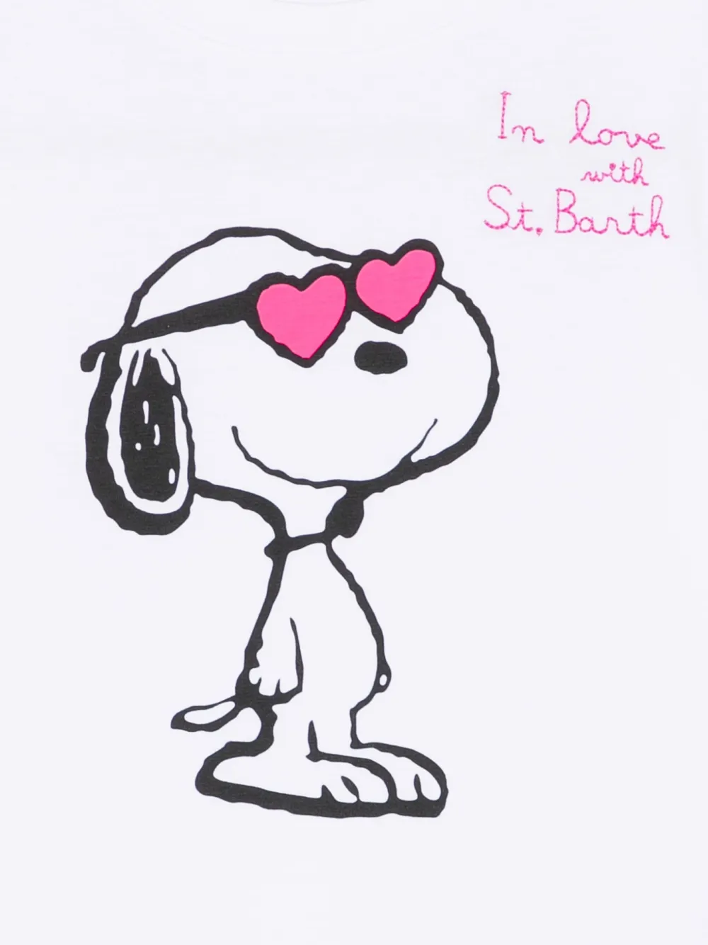 MC2 Saint Barth Kids x Peanuts™ Elly T-shirt Wit