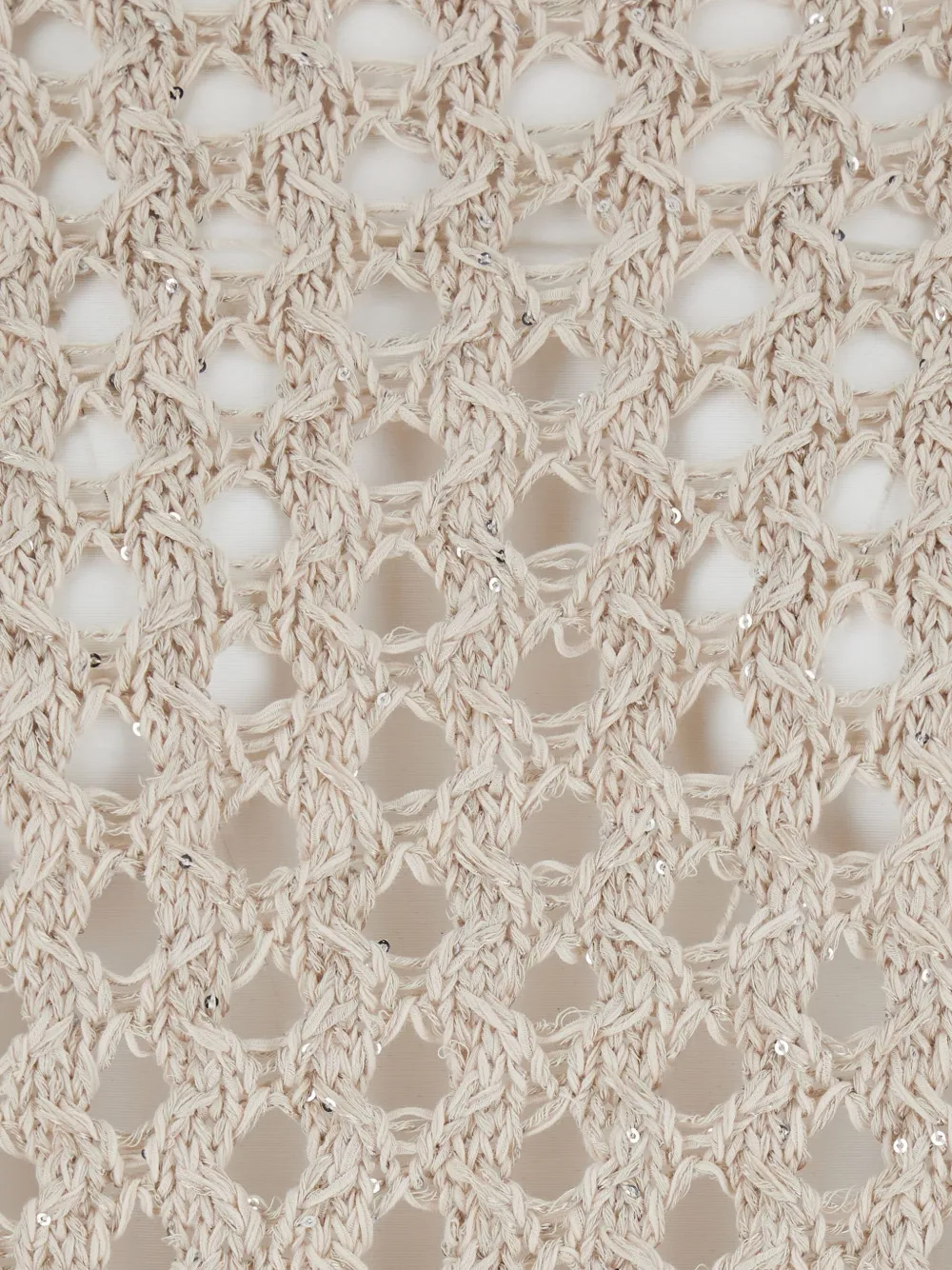 Antonelli Opengebreide trui Beige