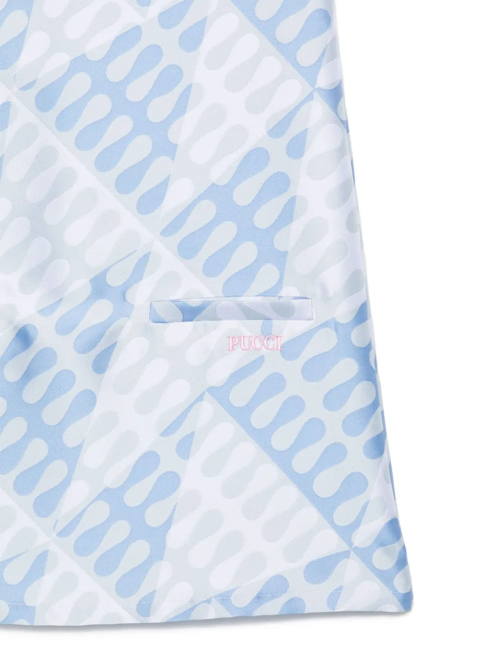 PUCCI Junior Jurk met patroon Blauw