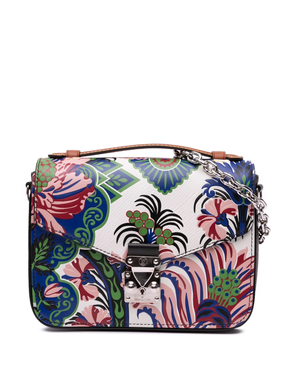 Louis Vuitton Pre-Owned 2017 Epi Monogram Floral Mini Pochette Metis satchel - Bianco