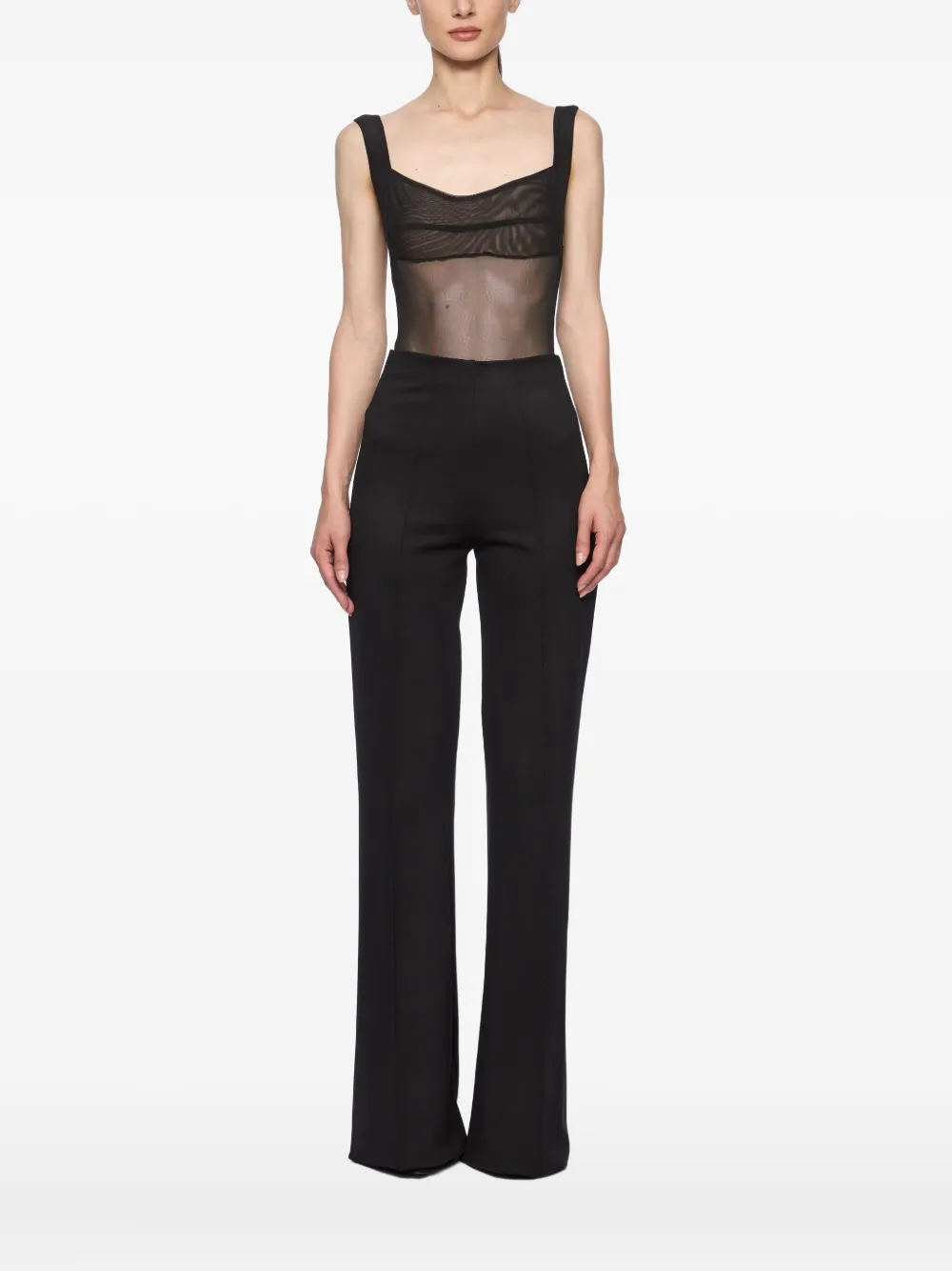 Atu Body Couture Body met mesh Zwart