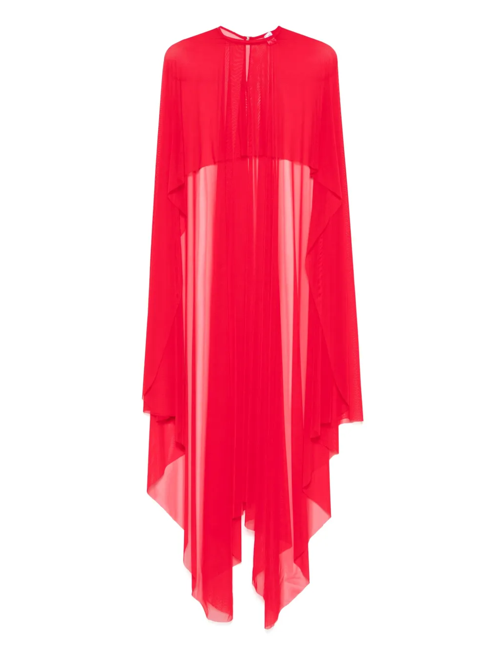 Atu Body Couture Semi-doorzichtige cape Rood