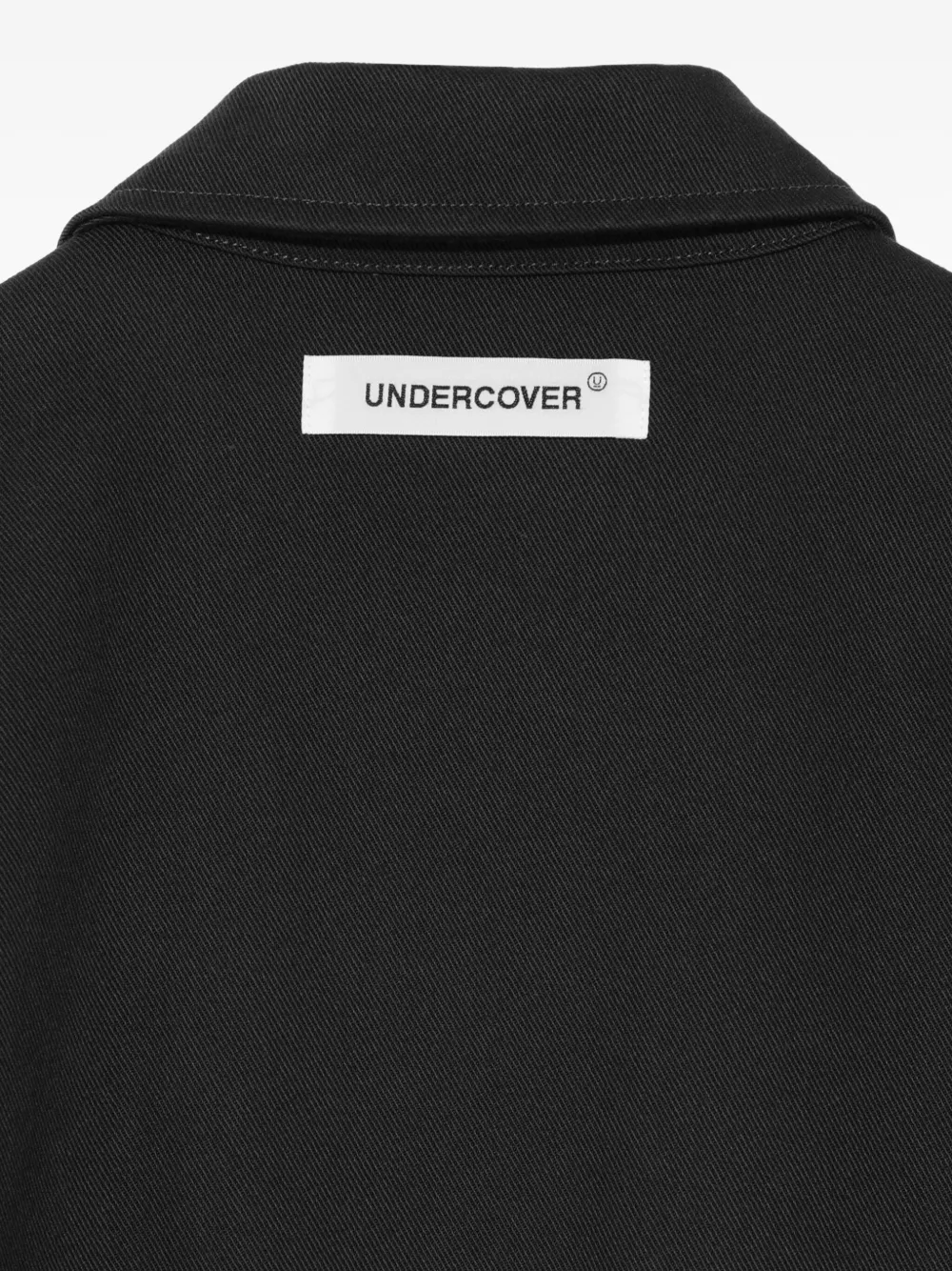 Undercover Shirtjack van katoenblend Zwart