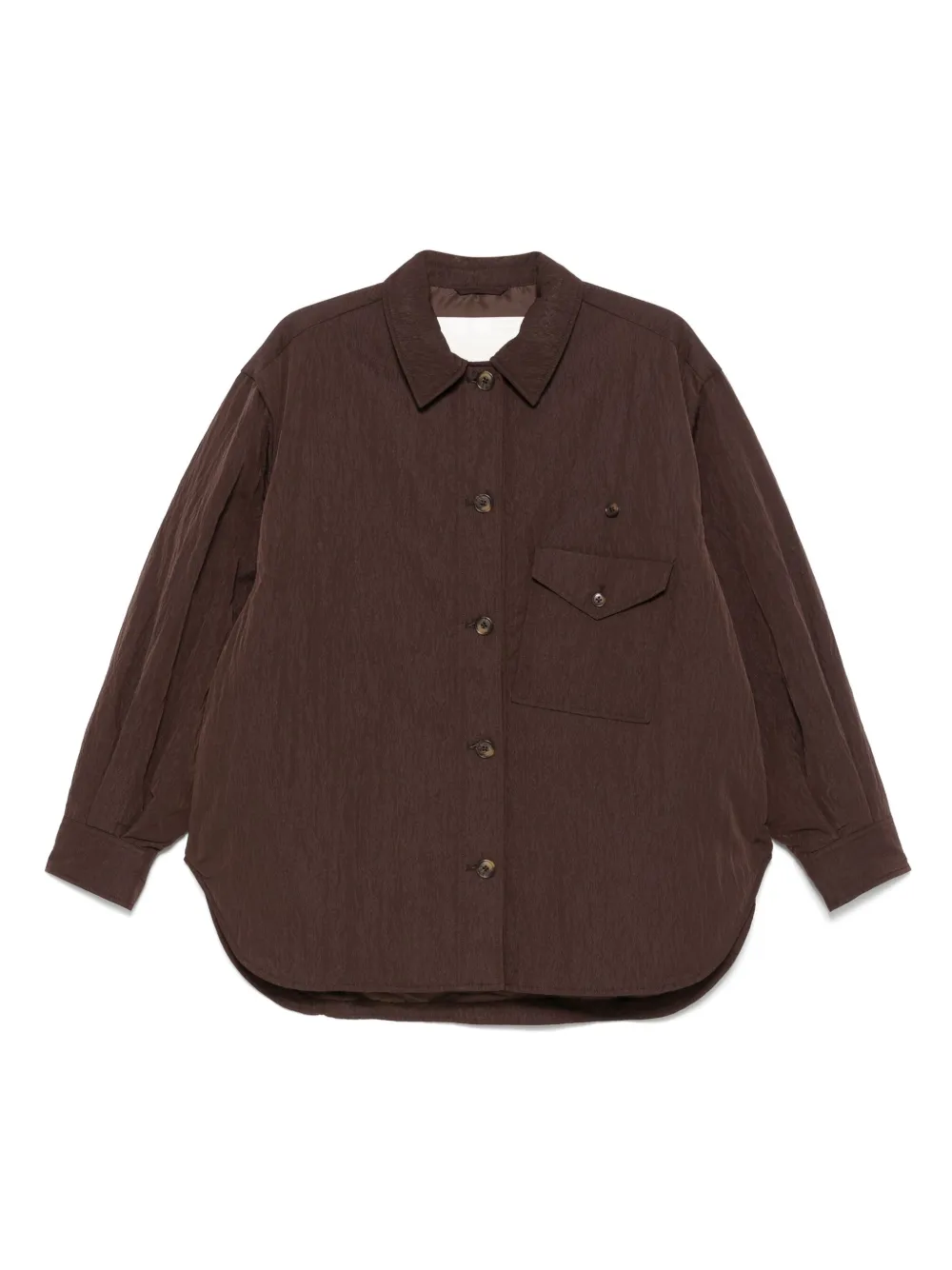 crinkled jacket