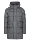 Stone Island Junior Compass-motif padded coat - Grey