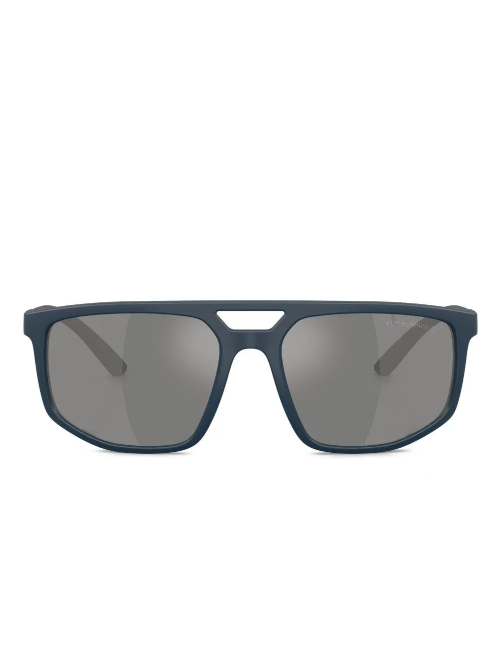 Emporio Armani oversize-frame sunglasses - Blu