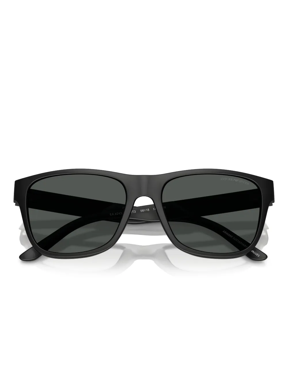 Emporio Armani Zonnebril met logoprint Zwart