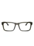 Emporio Armani square-frame glasses - Brown