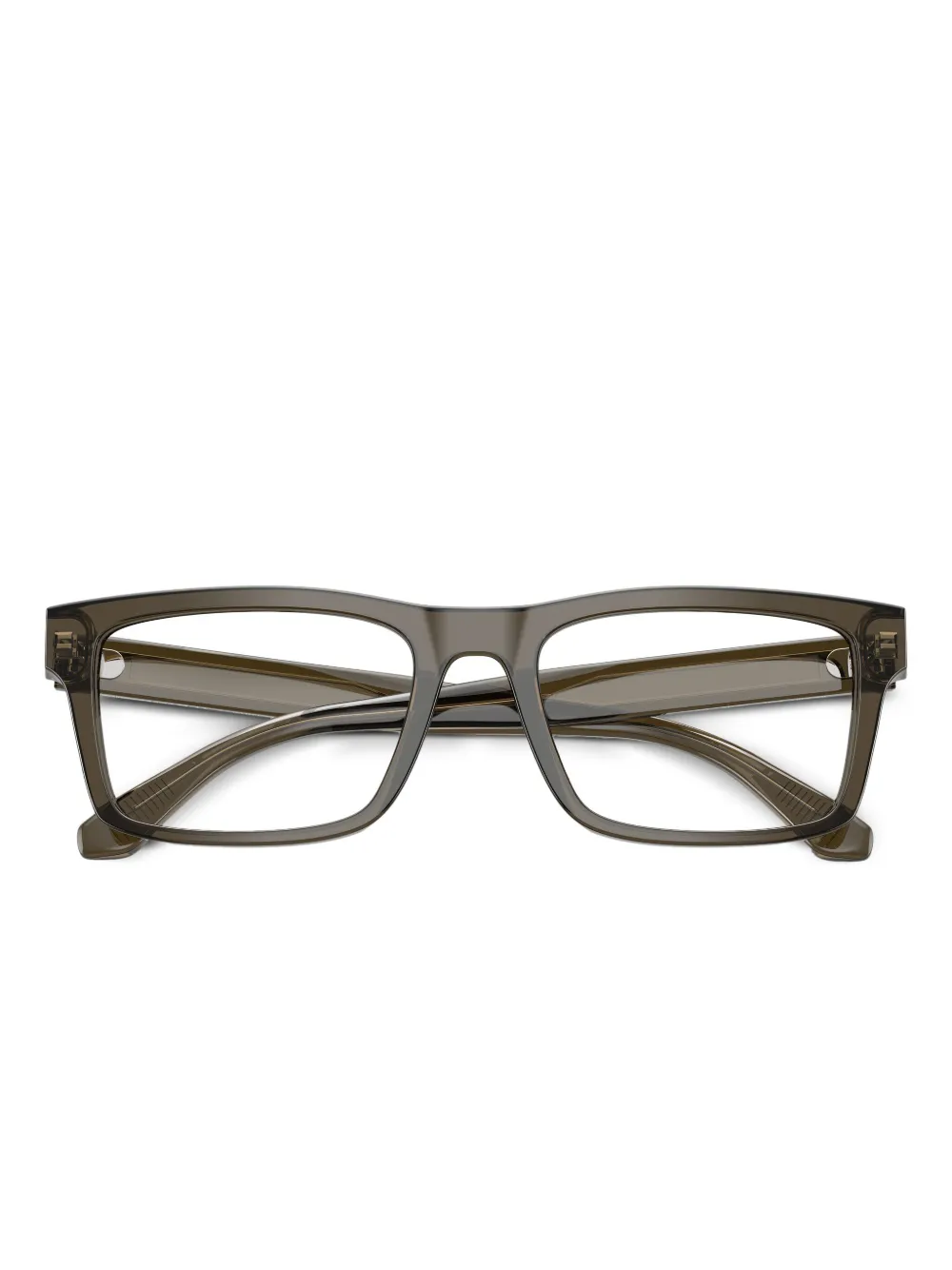 Emporio Armani Bril met vierkant montuur Bruin