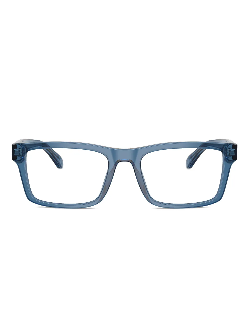 Emporio Armani Bril met vierkant montuur Blauw