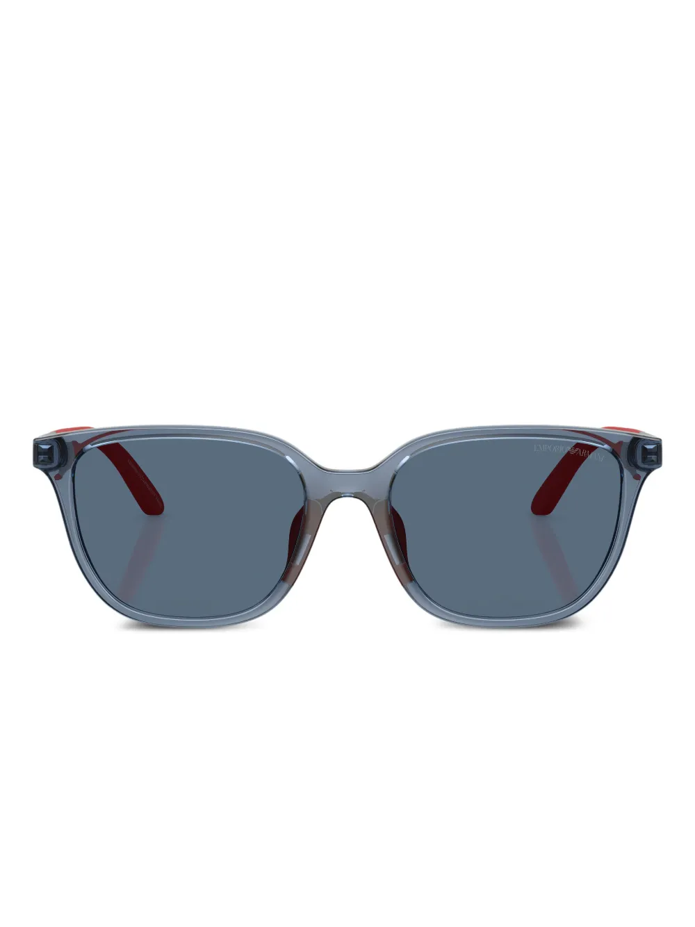 Emporio Ar i Zonnebril met wayfarer montuur Blauw