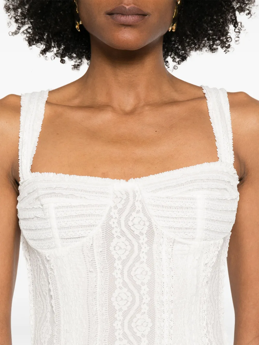 Charo Ruiz Ibiza Gaia maxi-jurk Wit