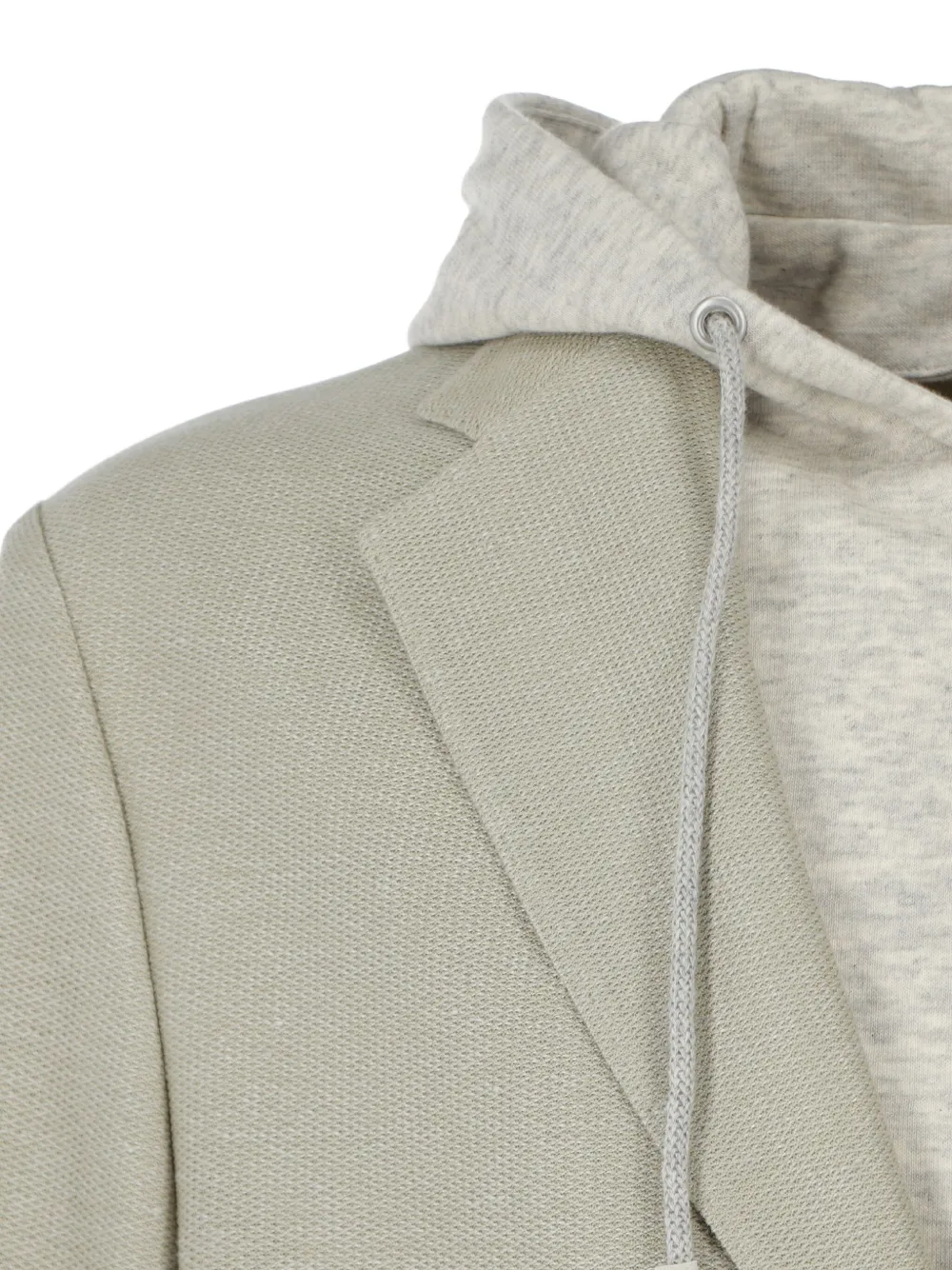 Eleventy Hooded Jacket In Gray