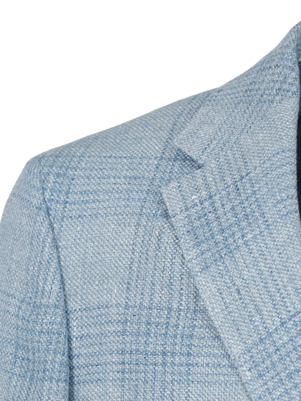 Zegna Geruite blazer Blauw