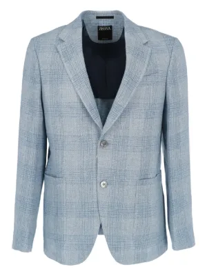Zegna シングルジャケット | ブルー | FARFETCH JP