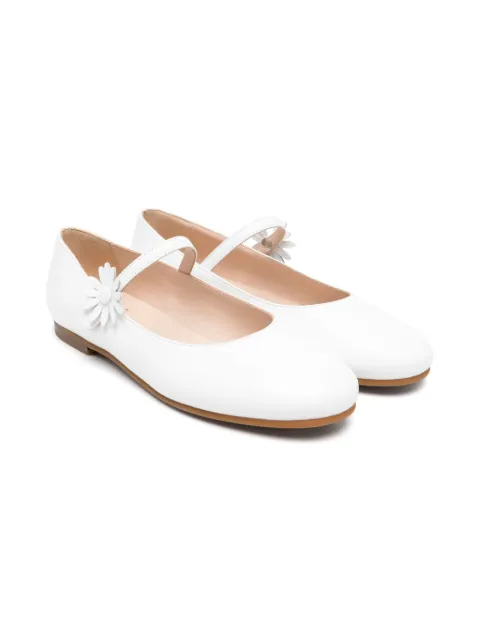 Il Gufo flats con aplique floral