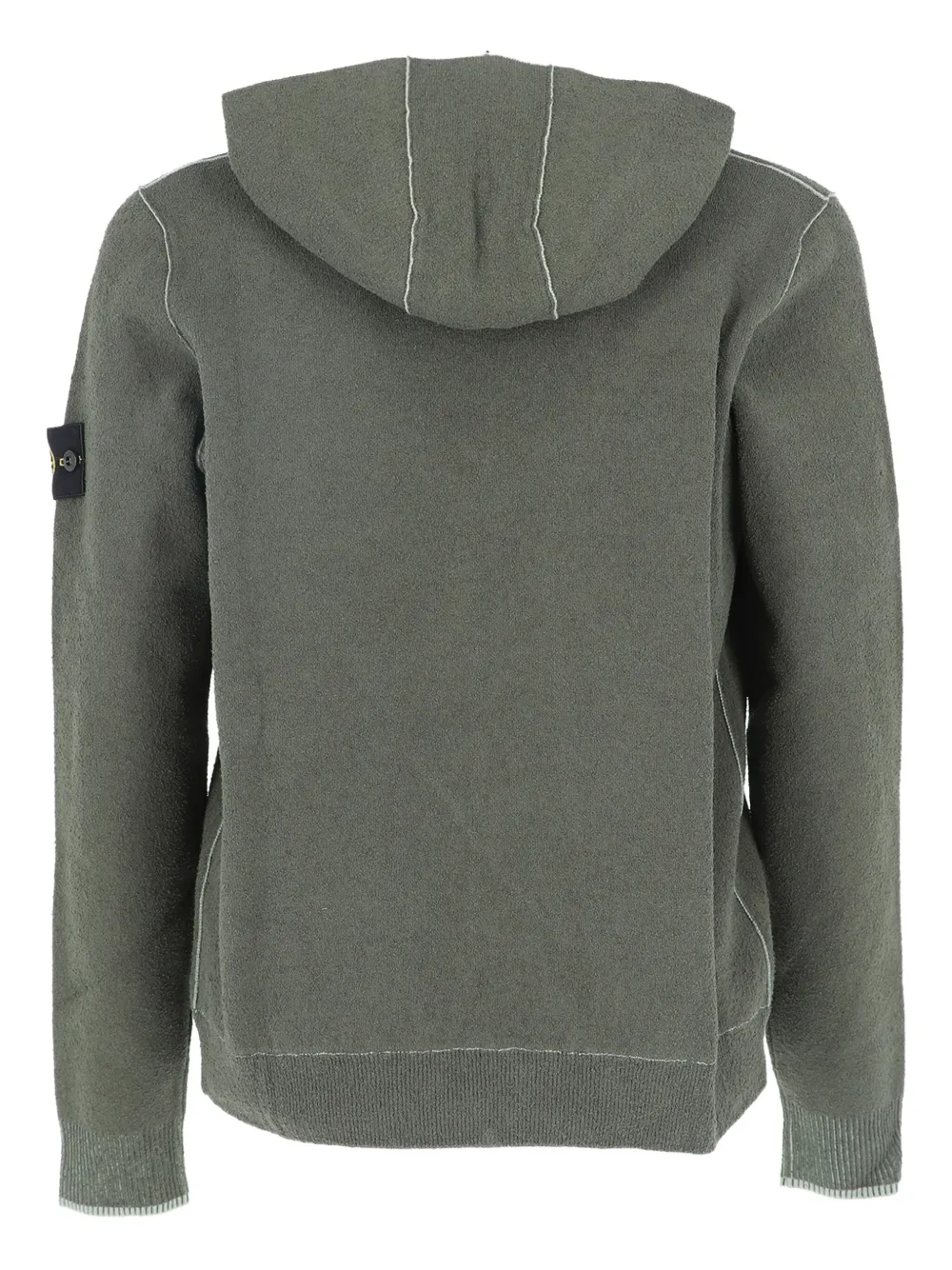 Stone Island Hoodie met rits Groen