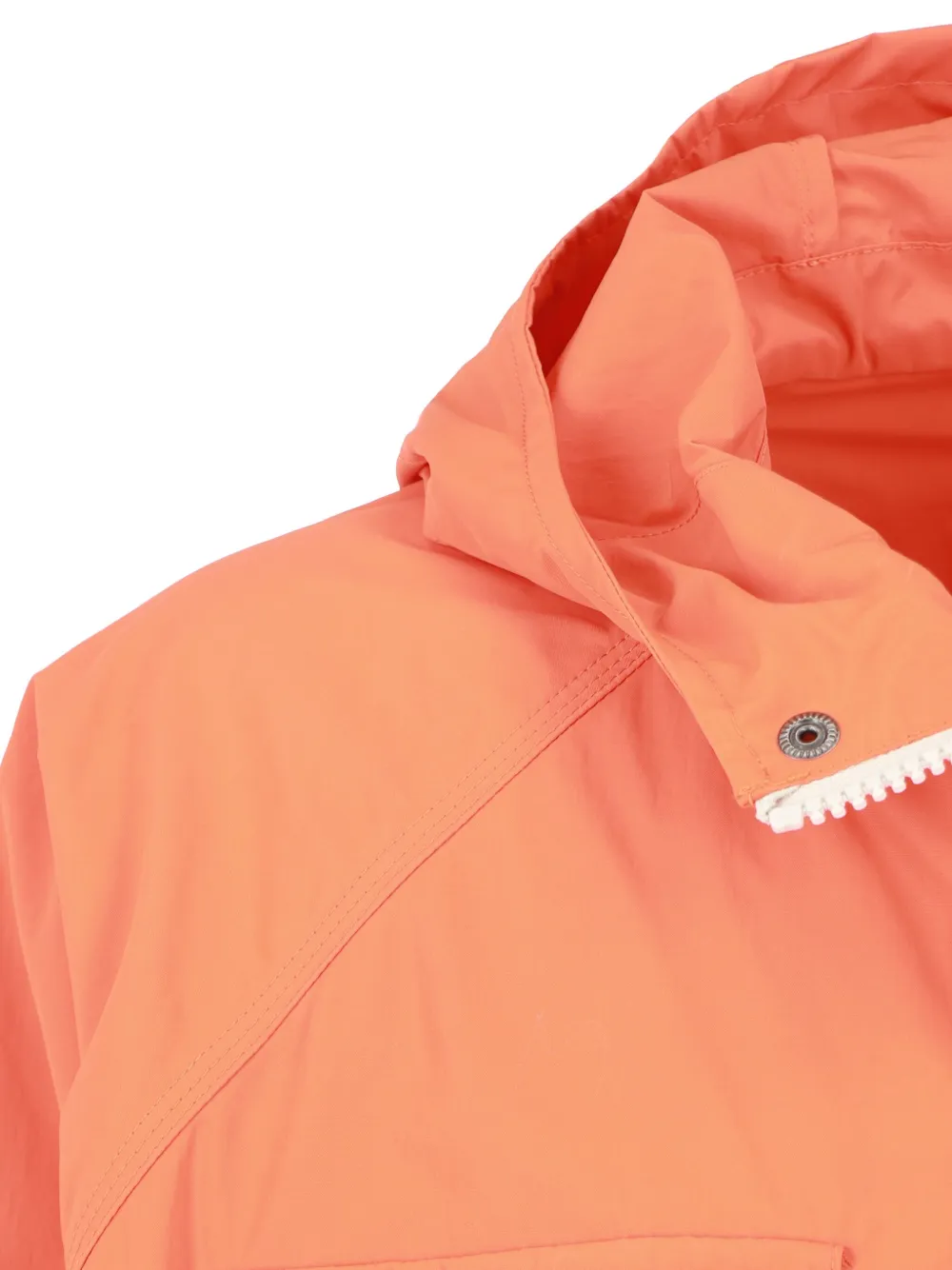 Fay Fisherman Cargo-pockets Hooded Jacket In Orange