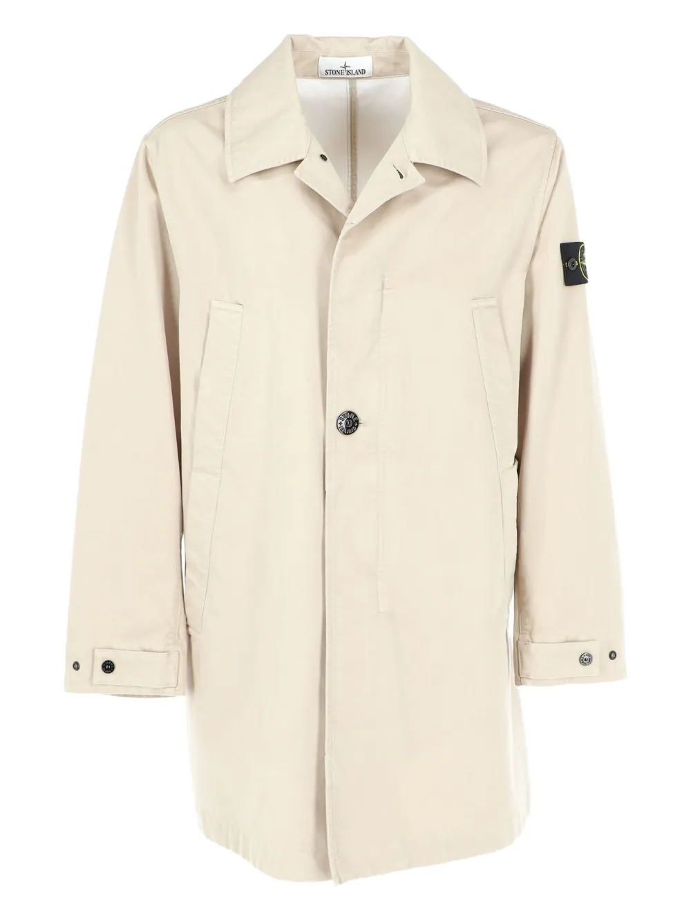 Stone Island buttoned coat | Neutrals | Image 1