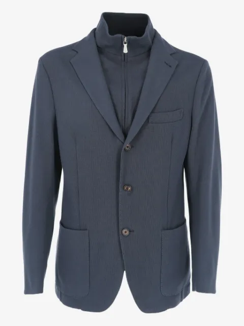 Eleventy zip buttons blazer