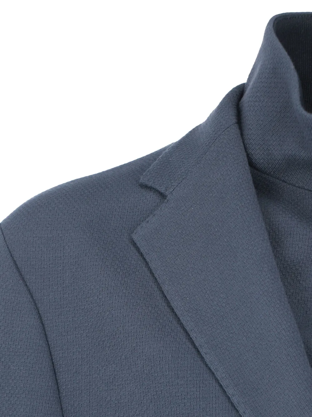 Eleventy Zip Buttons Blazer In Blue