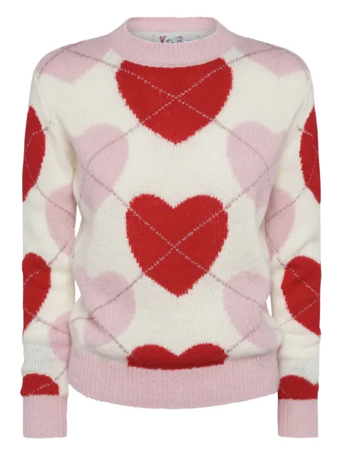 MC2 Saint Barth New Queen heart-print sweater