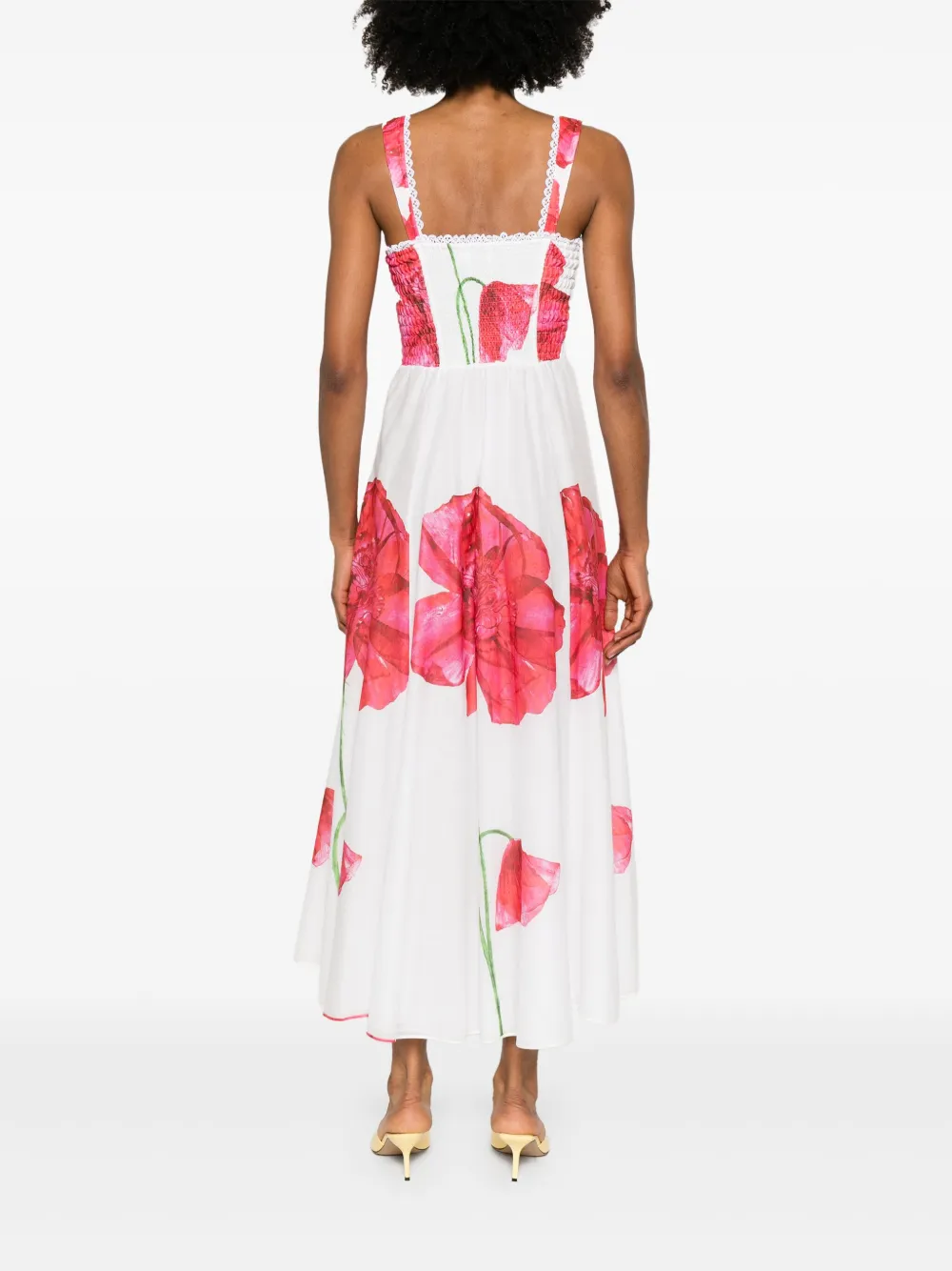 Charo Ruiz Ibiza Crissy maxi-jurk Wit