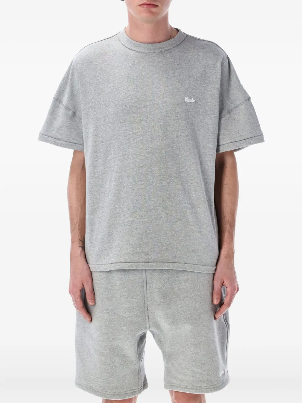 RHUDE playera de jersey | gris | Image 1