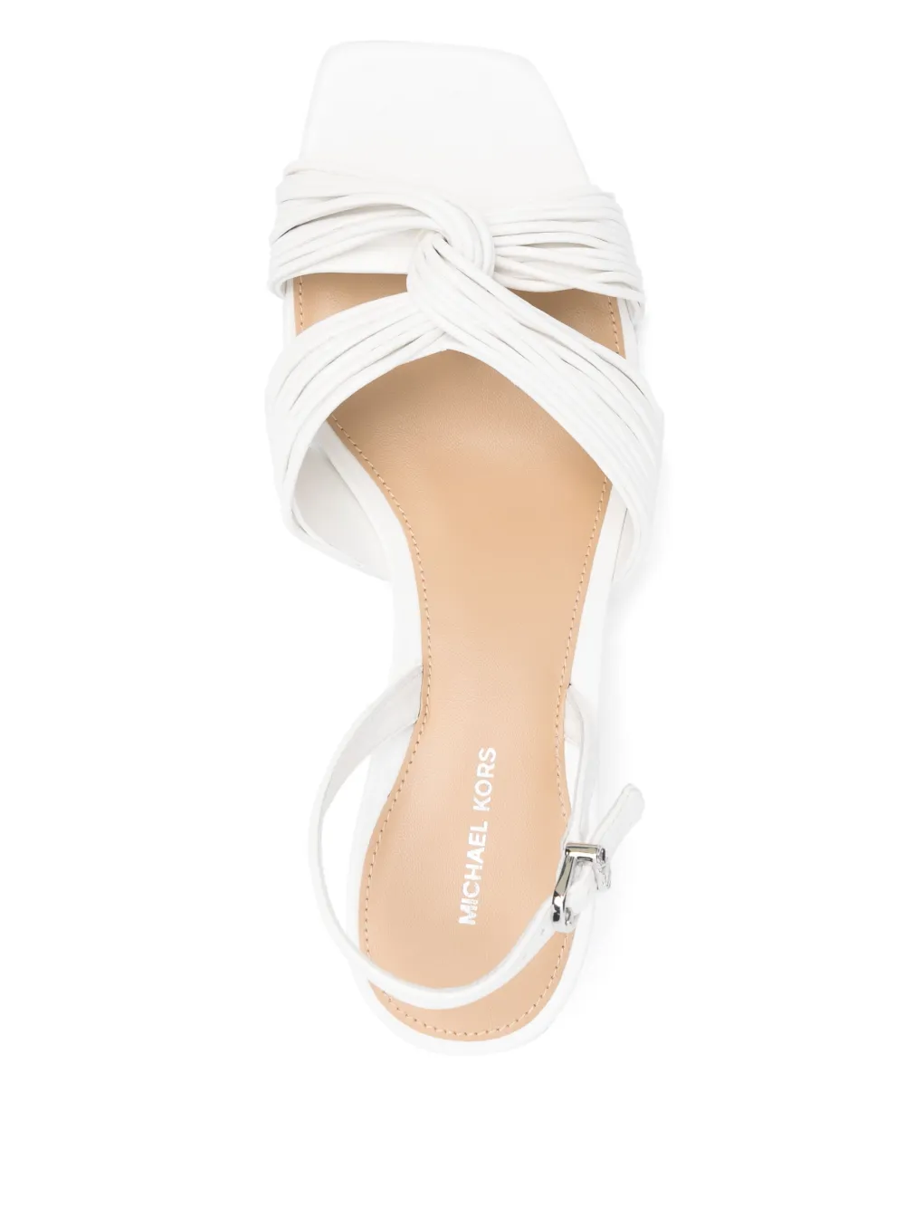 Michael Kors 45mm Alessia sandals White