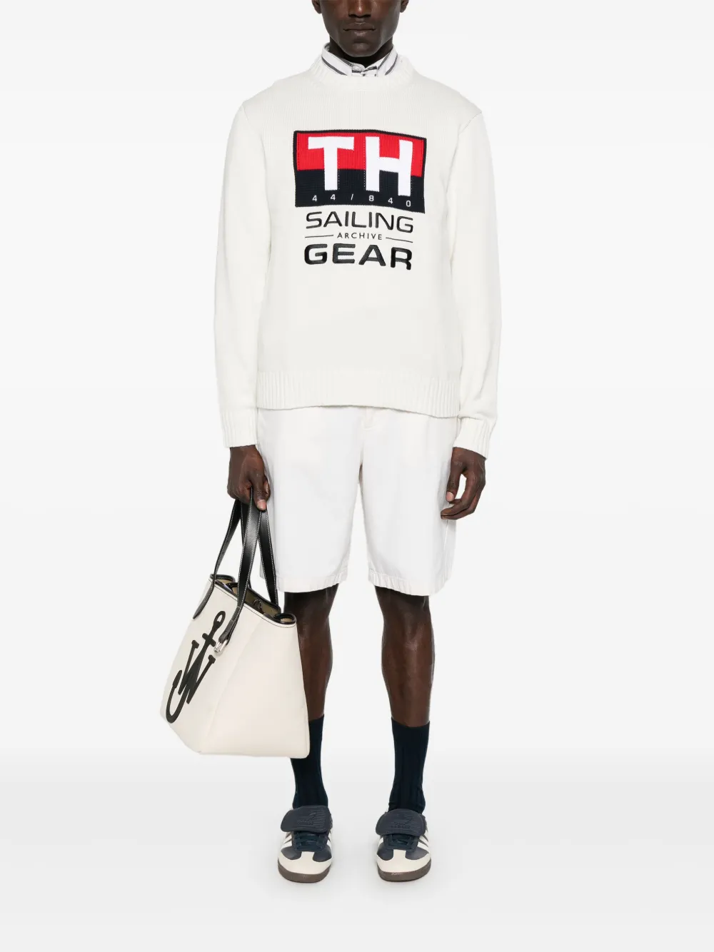 Tommy Hilfiger suéter con logo en intarsia | Suéteres | Image 2