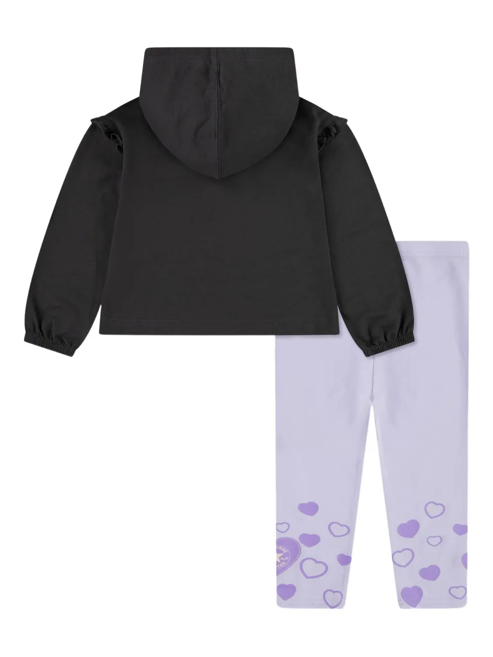 Converse Kids Legging met hartprint Zwart