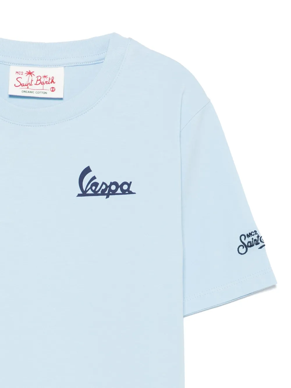 MC2 Saint Barth Kids x Vespa SBarth T-shirt Blauw