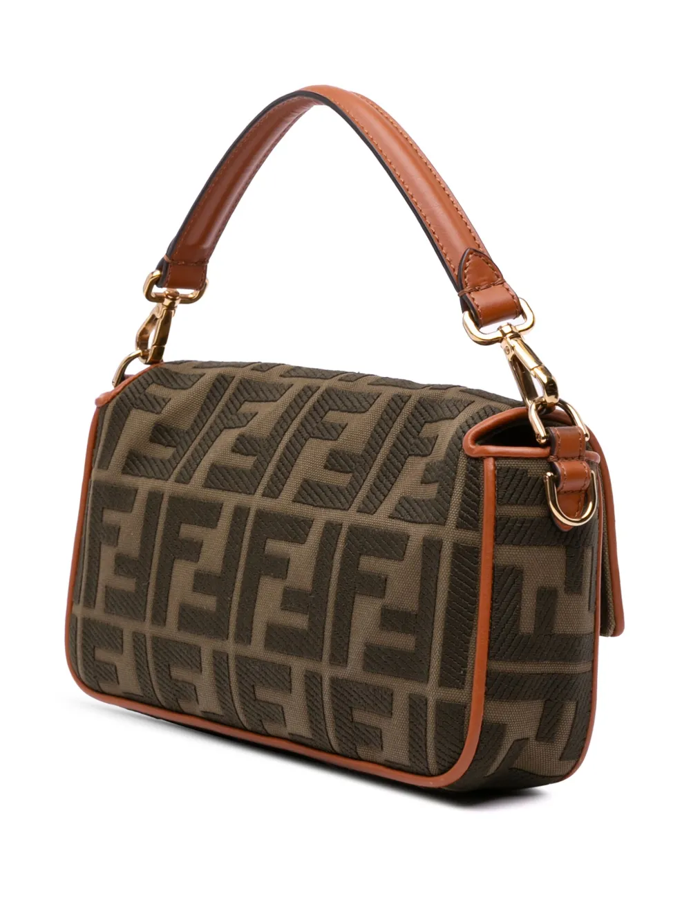 Fendi Pre-Owned bolsa satchel Zucca Embroidered Canvas Baguette 2010-2024 | Estilos de archivo | Image 2