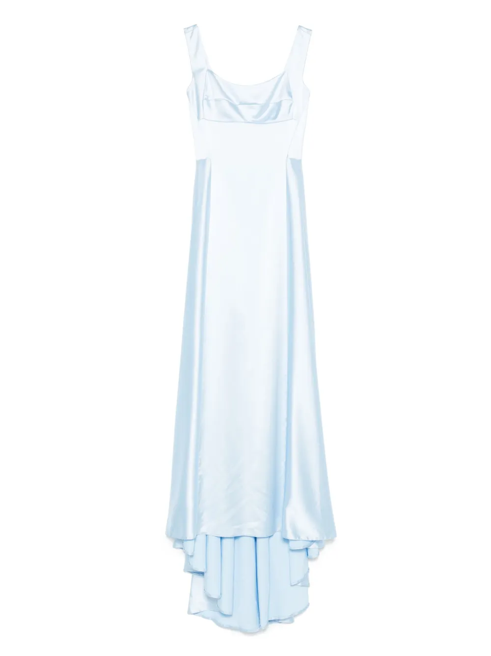 Atu Body Couture Satijnen maxi-jurk Blauw