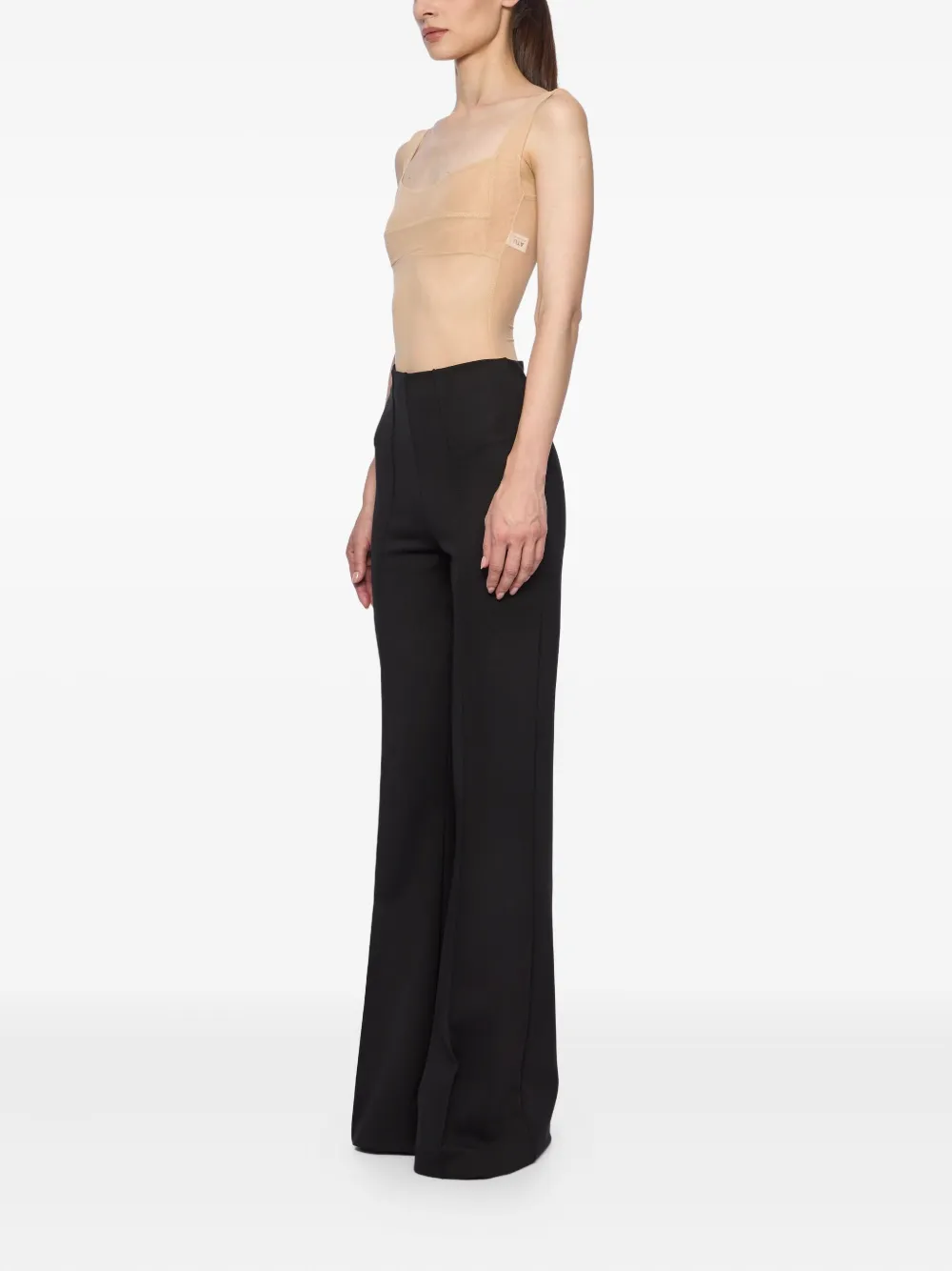 Atu Body Couture Body met mesh Beige