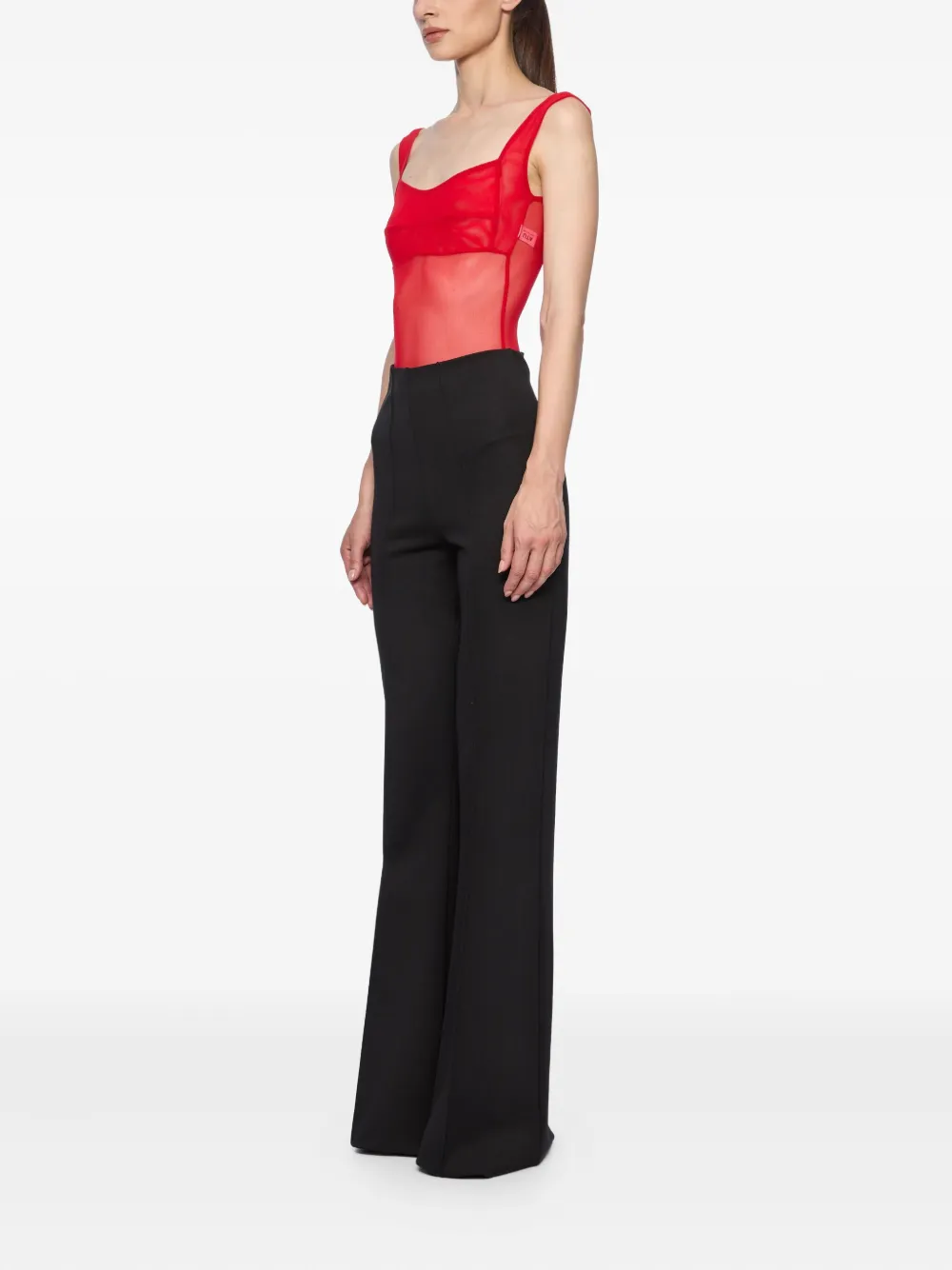 Atu Body Couture Body met mesh Rood