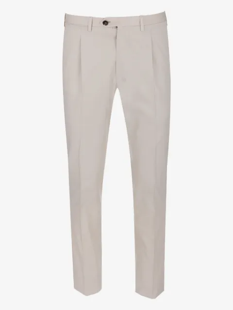 Kiton pantalones con efecto plisado