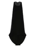 Atu Body Couture detachable-cape maxi dress - Black