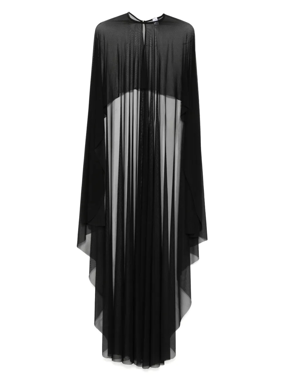 Atu Body Couture Semi-doorzichtige cape Zwart