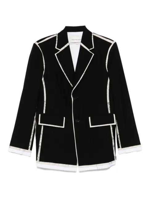 Feng Chen Wang Rückenfreier Blazer