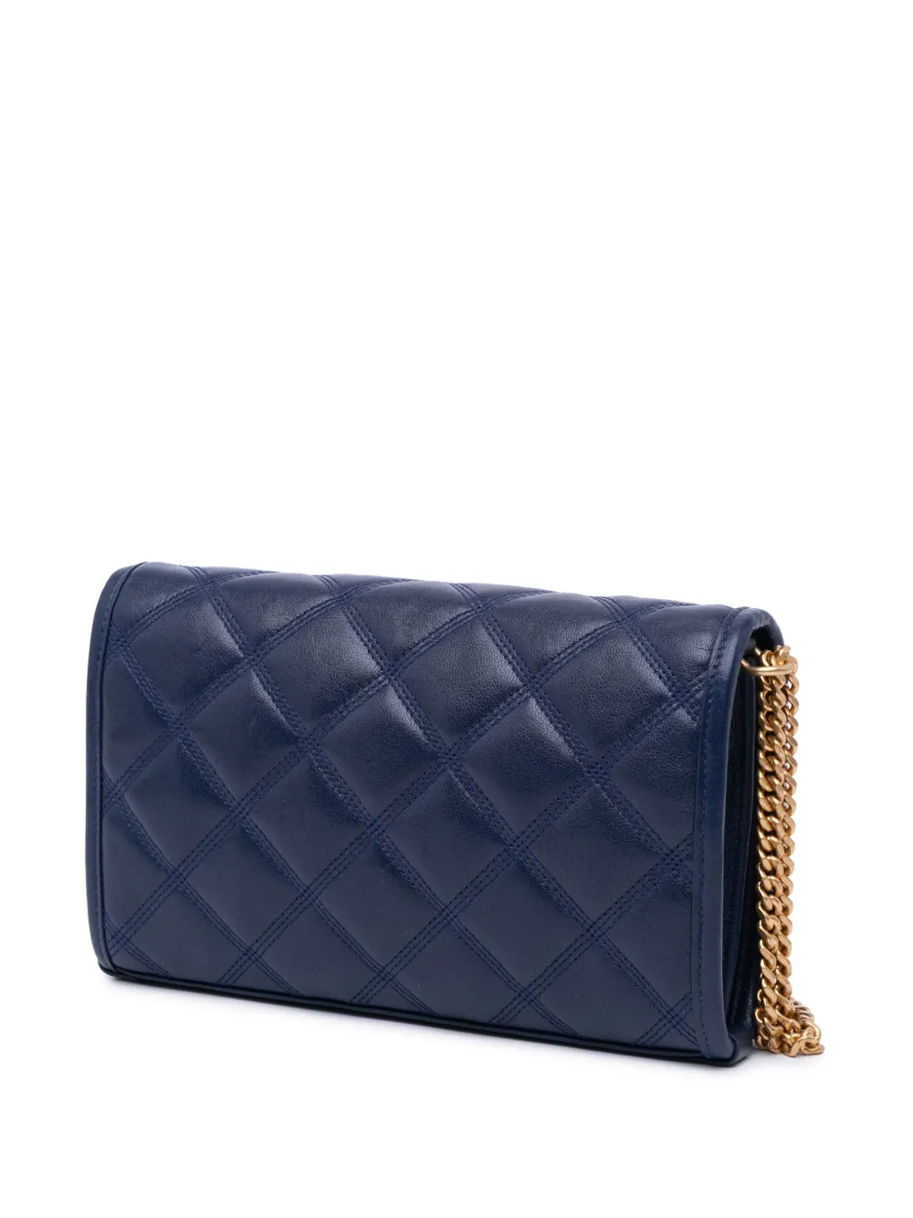 Saint Laurent Pre-Owned 2022 Quilted Diamond Lambskin Becky Wallet on Chain shoulder bag | Pre-Owned | Image 2